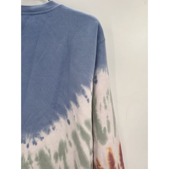 Atticus Crew Neck Fleece Pullover Sweatshirt sz M Medium NWOT Flower Graphic - Picture 10 of 12